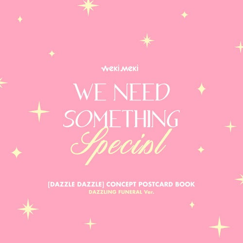 WEKI MEKI Dazzle Dazzle Dazzling Funeral Concept Postcard Book