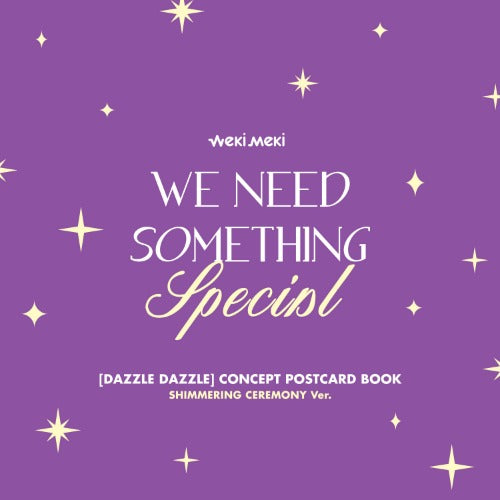 WEKI MEKI Dazzle Dazzle Shimmering Ceremony Concept Postcard Book